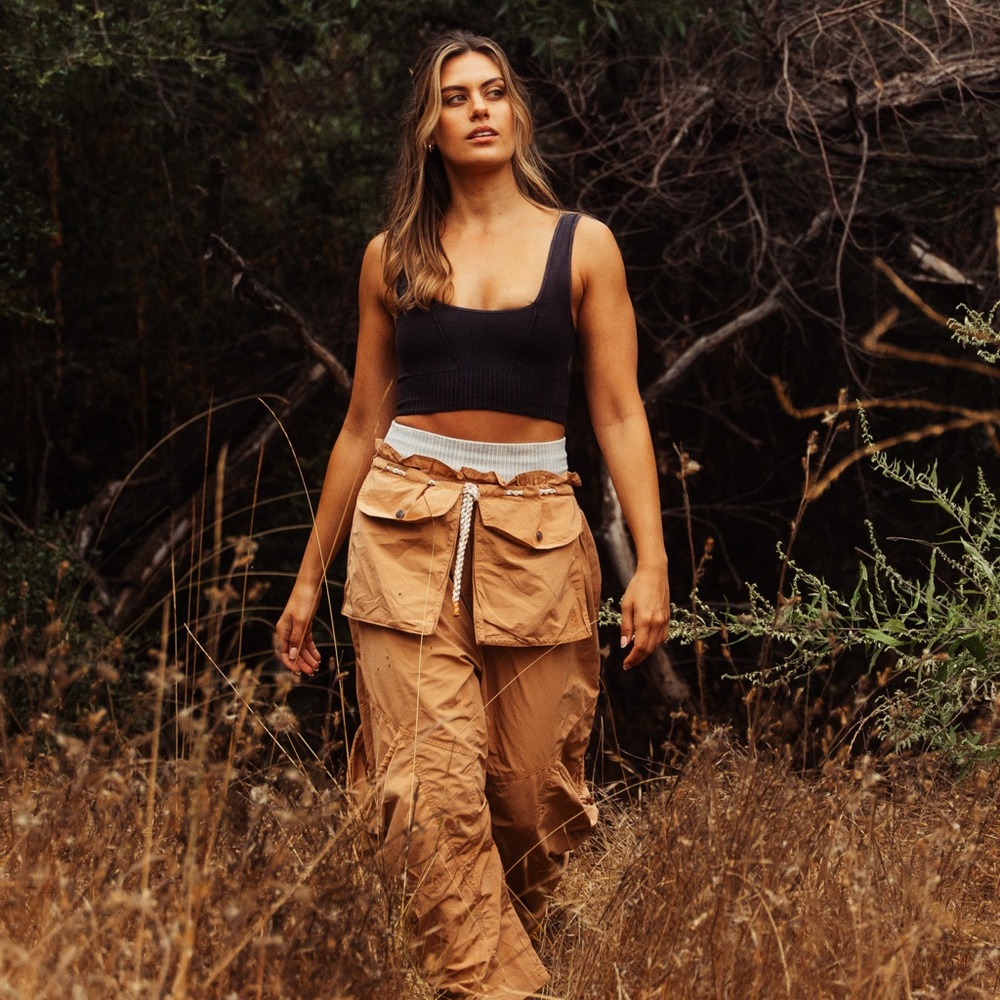 Free people movement Tan Cargo Pants